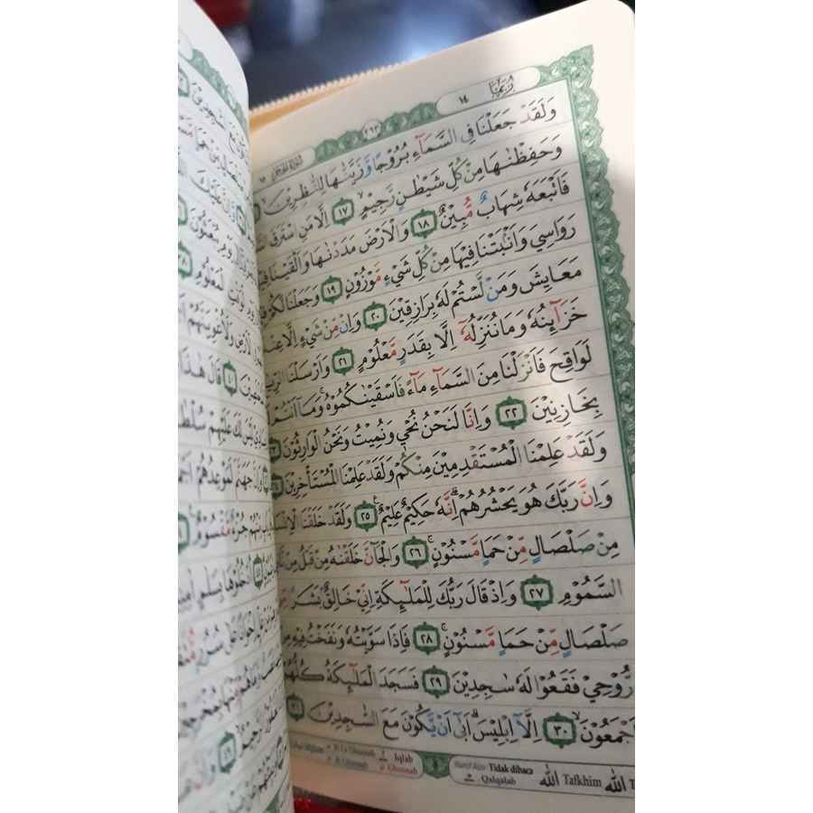 AlQuran Tajwid Diponegoro Saku uk A7, Al-Quran Mushaf resleting #DIP