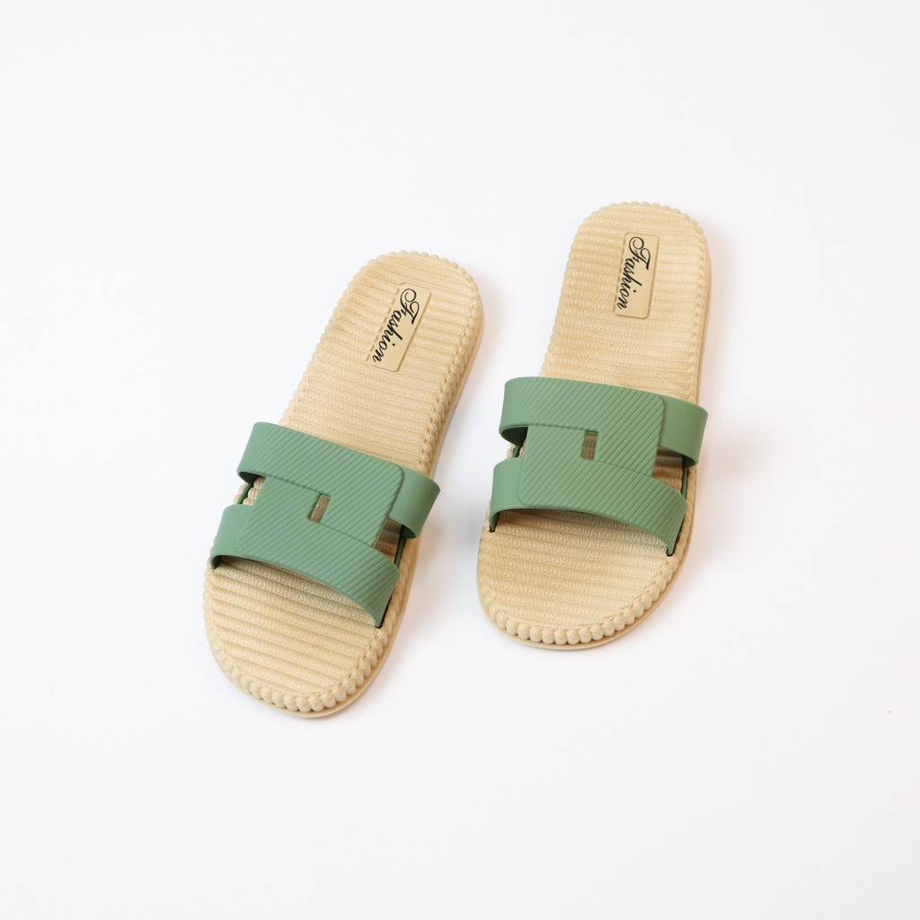 Adena Sandal Selop Wanita Slip On Teplek - Demorin Sendal Karet