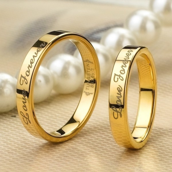 Cincin Custom Nama Cincin Couple Couple Ring Asli Cincin Permata Cincin Perak Murni Cincin RJ054 Pas