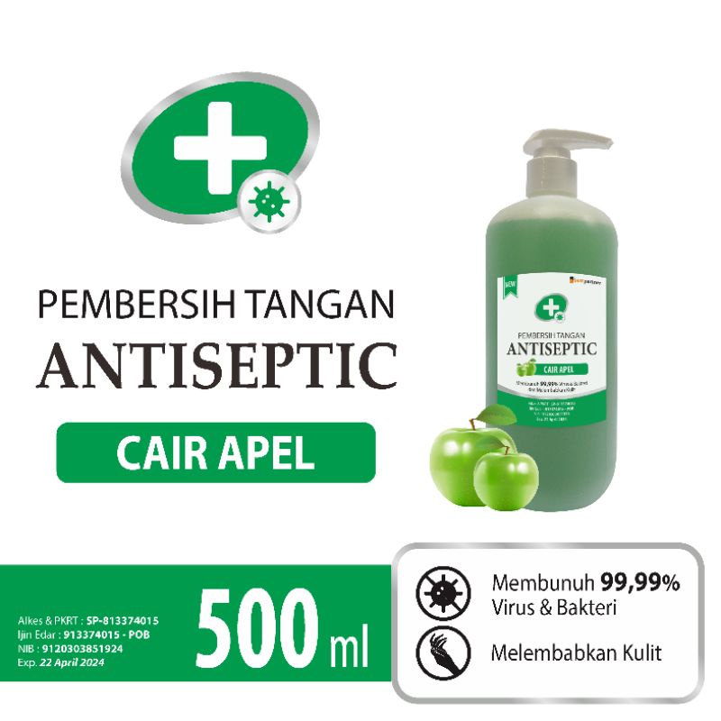 Handsanitizer cair pump 500 ml aneka aroma