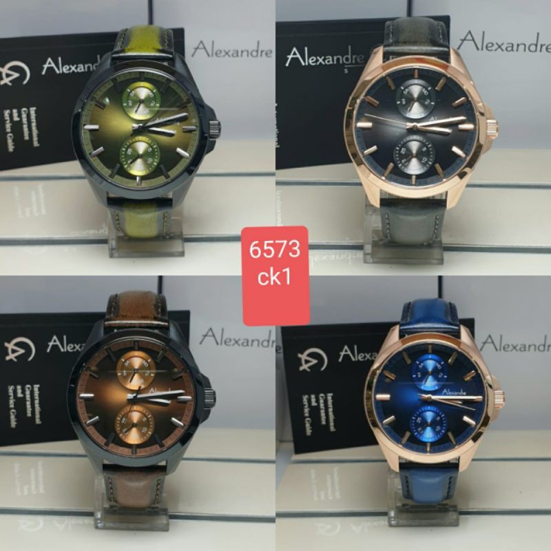 Jam Tangan Pria Alexandre Christie AC 6573 MF ORIGINAL BERGARANSI RESMI