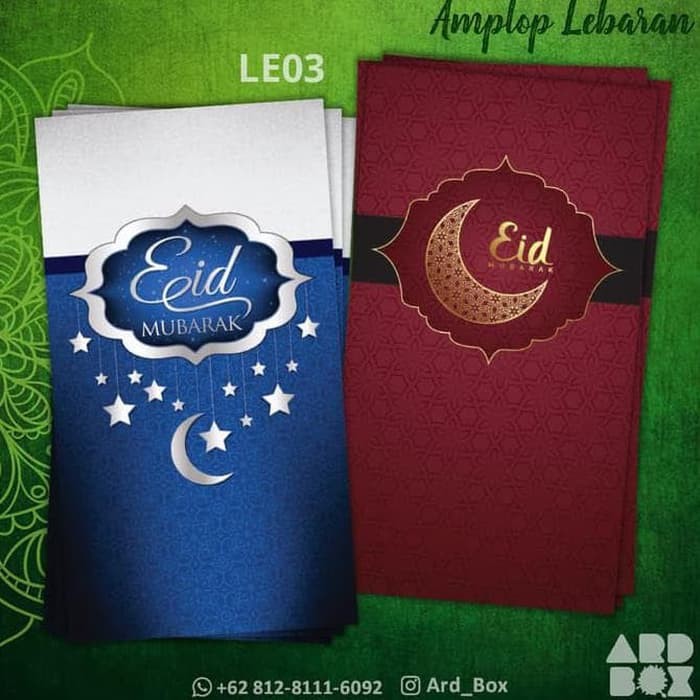 

HOT SALE Amplop Angpao Lebaran Ramadan Idul Fitri Custom Eid Mubarak