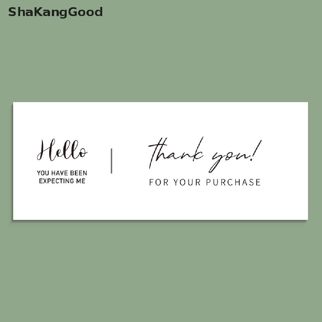30pcs Stiker Label Segel Kemasan Kecil Desain Thank You Untuk Dekorasi