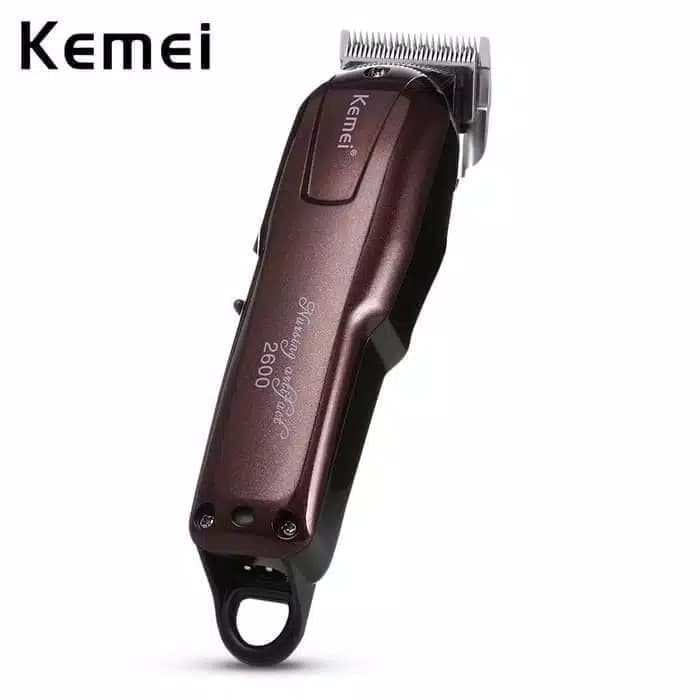 COD MESIN CUKUR RAMBUT PROFESSIONAL RECHARGEABLE ELECTRIC HAIR CLIPPER CORDLESS KEMEI KM-2600 / CUKURAN RAMBUT KEMEI KM-2600 / ALAT CUKUR RAMBUT KEMEI KM-2600