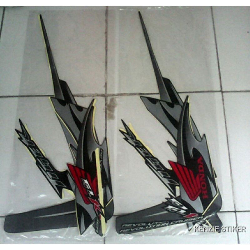 stiker motor honda tiger revo 2008