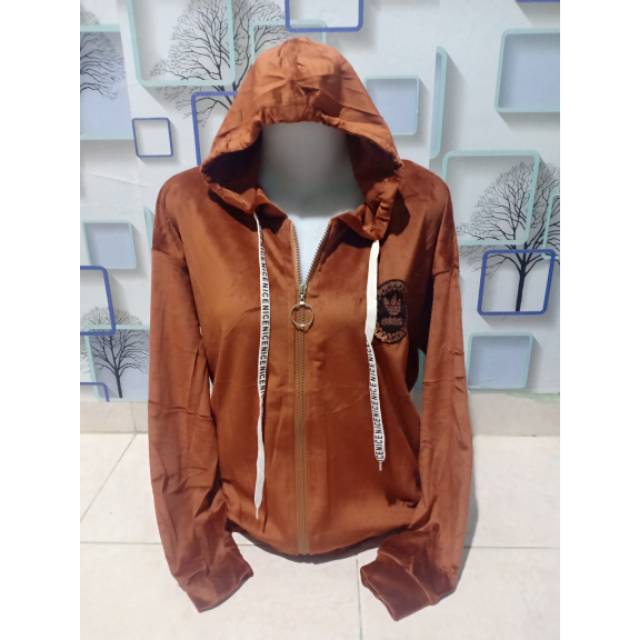 Jaket bludru adidas import