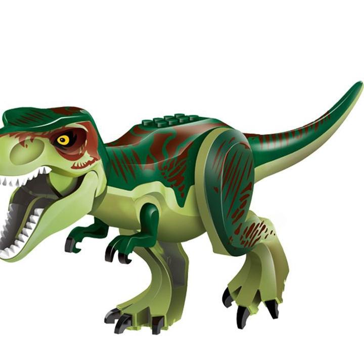 [Star] lego dinosaurus jurassic world besar jumbo mainan dinosaurus  tyranosaurus triceratops stegos