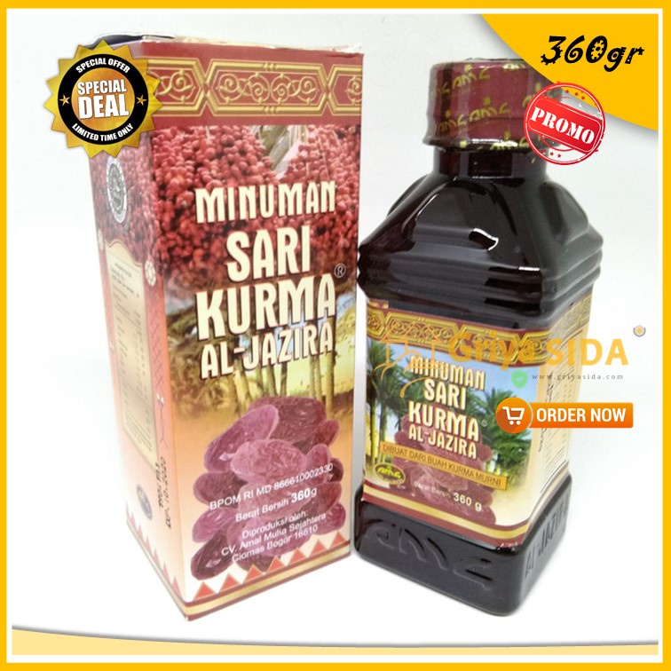 Sari kurma al jazira 360gr premium sarikurma aljazira ORIGINAL PROMO