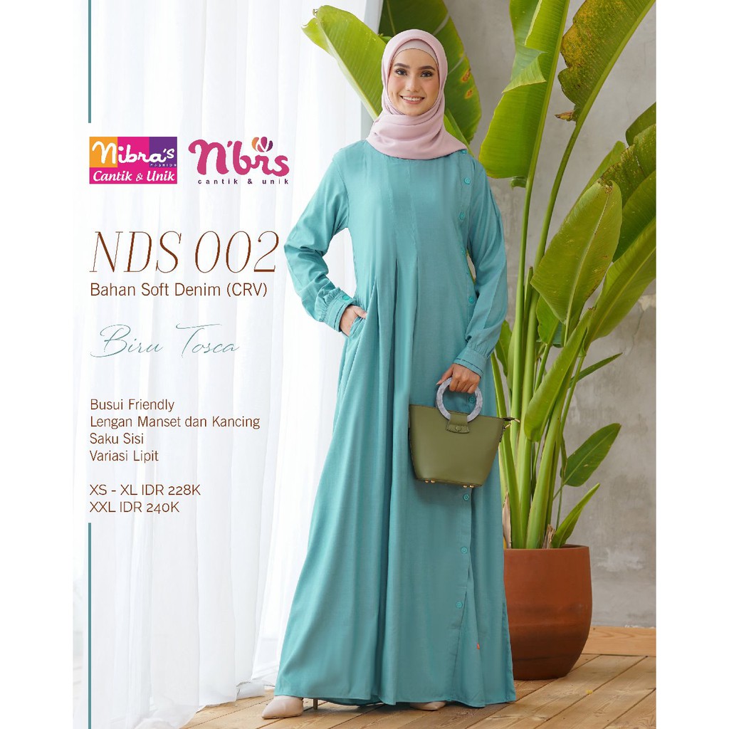 GAMIS NIBRA'S NDS002 BIRU TOSCA