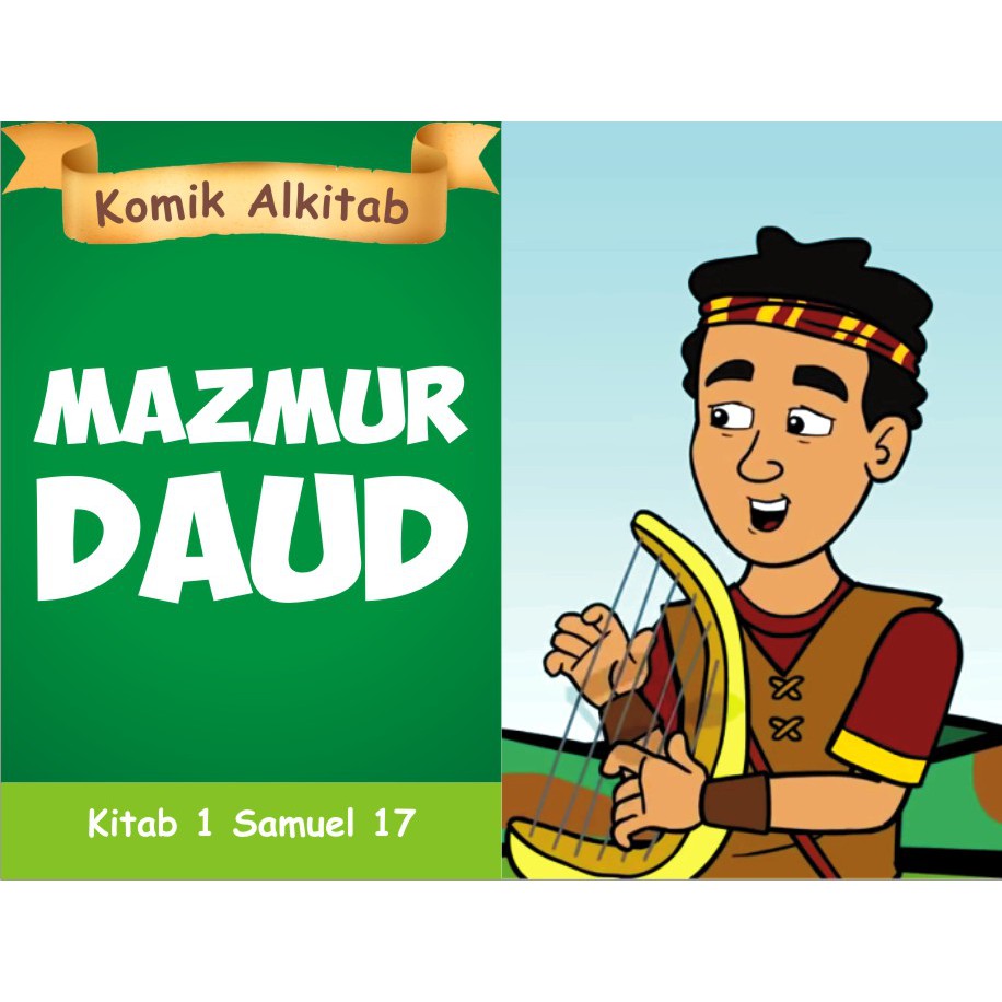 MAZMUR DAUD - buku komik cerita alkitab anak Sekolah Minggu