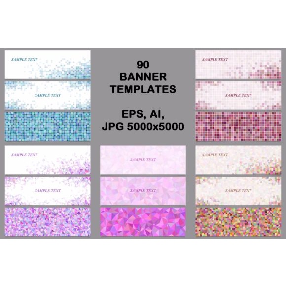 90 Mosaic Banner Template Designs