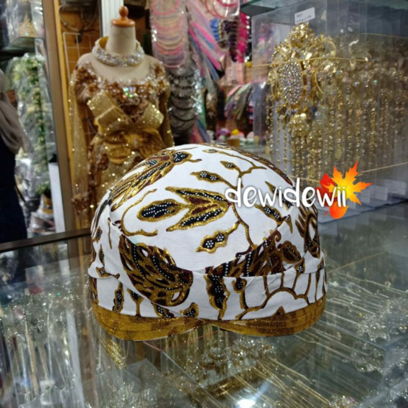 Blangkon Pengantin Solo Prodo, Motif Sido Asih Cilik