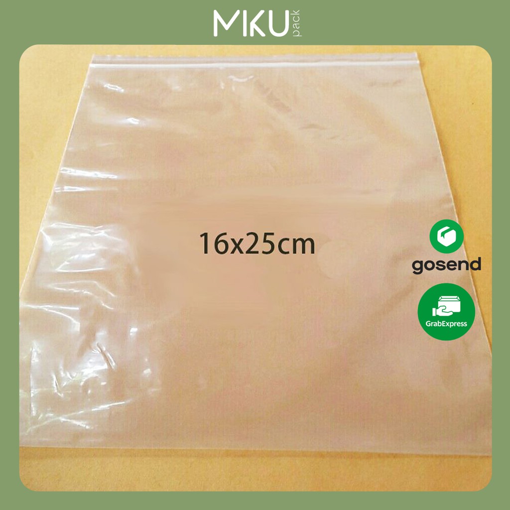 

PLASTIK KLIP PACKING KEMASAN ONLINE SHOP PLASTIK - PLASTIK KLIP PUTIH 16x25cm (100 pcs)