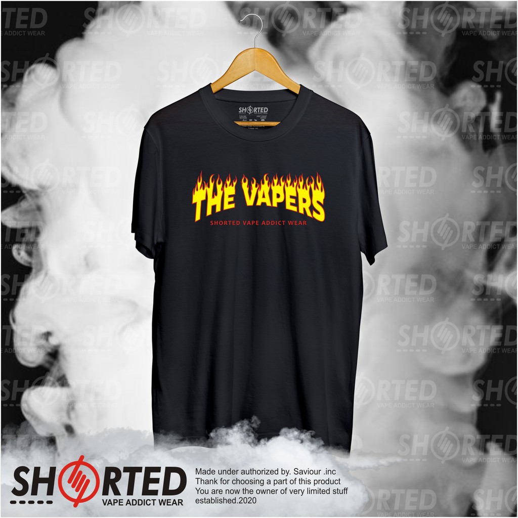 The Vapers | New Arrival Original Shorted Vapetees | Kaos Vaper | Kaos Thraser