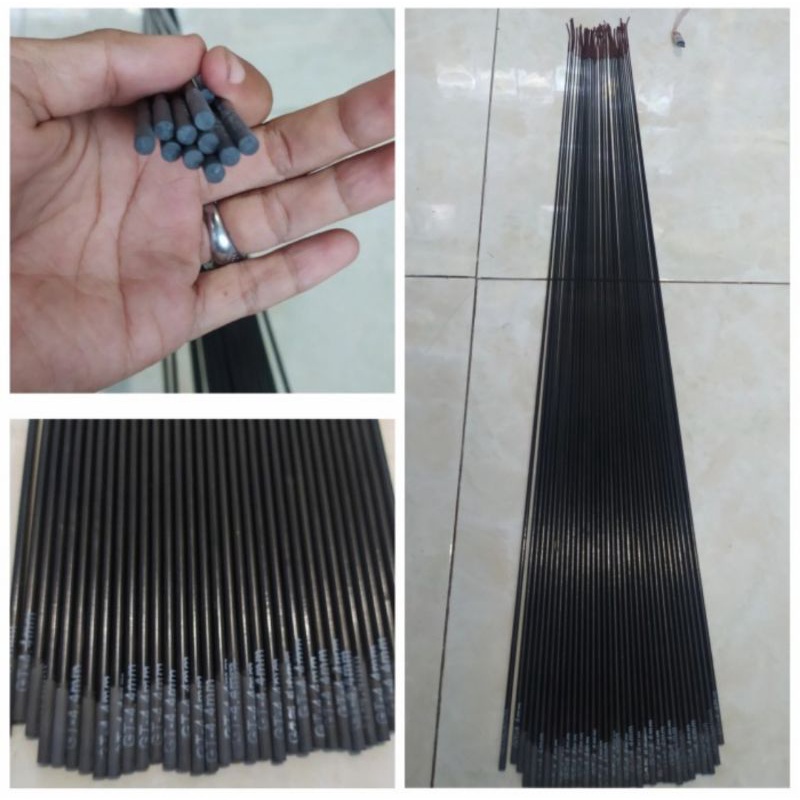 UJUNG JORAN TEGEK CARBON SOLID PANJANG 80 CM