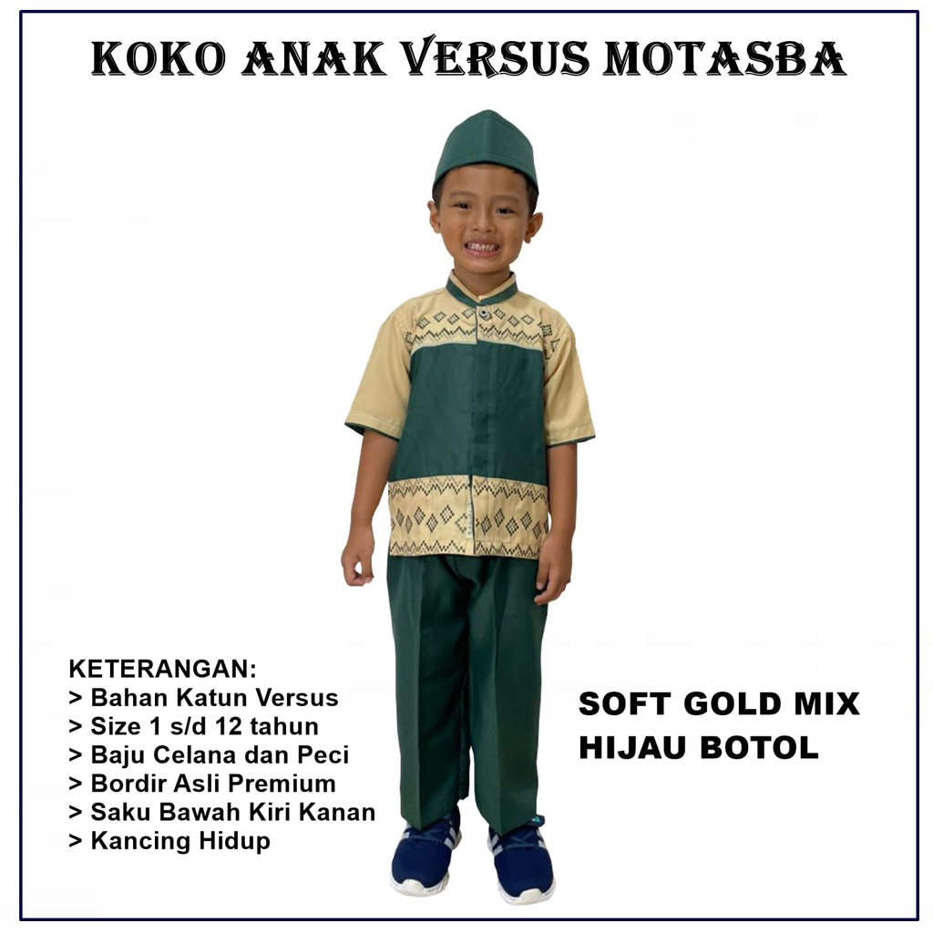 Koko Setelan Anak Terbaru Motif Bordir By Agnina