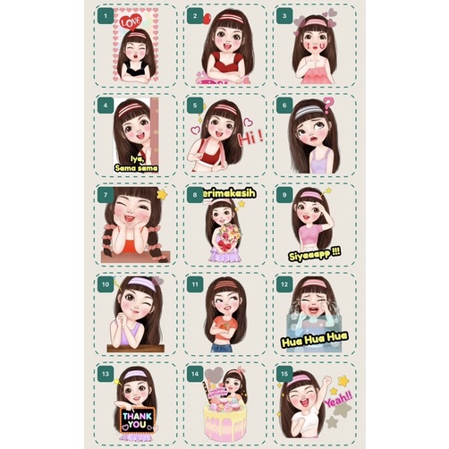 

30 STIKER WHATSAPP MURAH HARGA 10.000