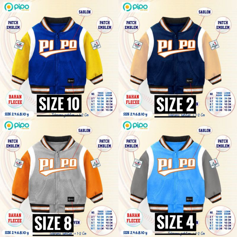 Jacket Baseball Anak Kece