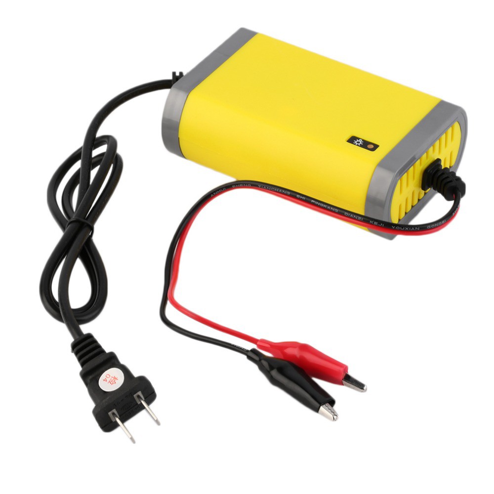 Taffware Charger Aki Mobil Motor Lead Acid 12V 2A UD11 Yellow