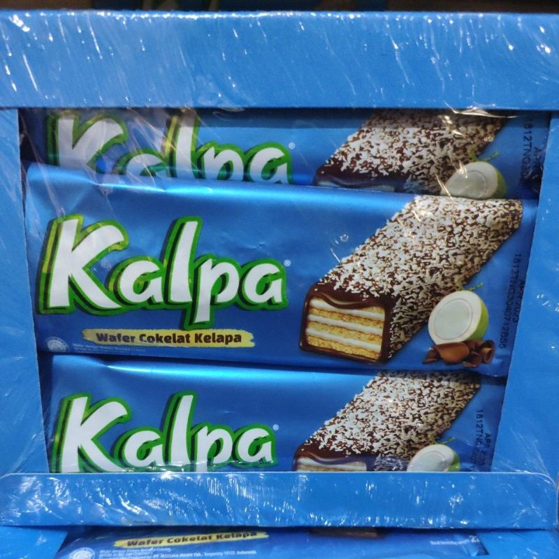 

wafer coklat Kalpa 12 pcs x 22 gram (1 pak) cemilan