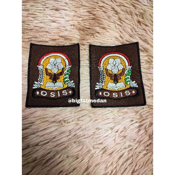 Patch Logo OSIS SMA, Bordir Logo OSIS SMA,Atribut sekolah