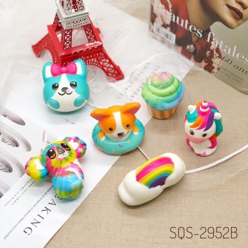 Squishy Rainbow dan Squishy Donat