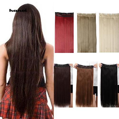 Hn Women S Girl S Long Straight Wig Clip Fashion Cosplay Wigs