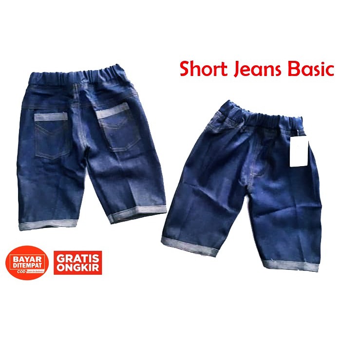 Celana Pendek Anak Short Pants Jeans Basic