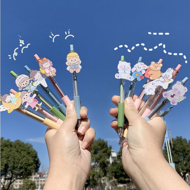 

Japanese Press Type Gel pen isi 6 pcs