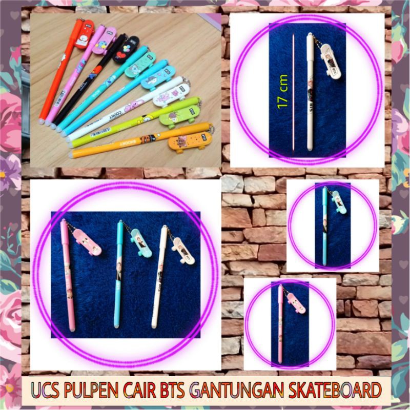

UCS PULPEN CAIR BTS GANTUNGAN SKATEBOARD