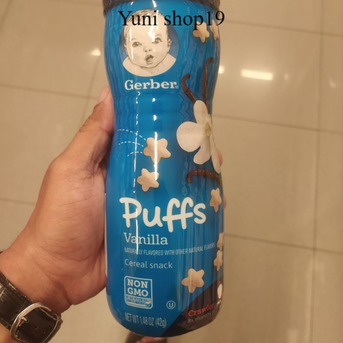 

gerber puffs vanila 42gr
