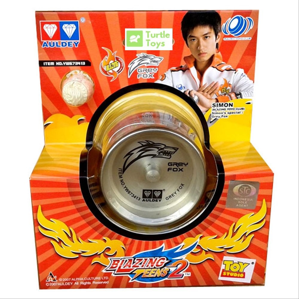 OBRALLL YOYO AUDLEY METAL BLAZING TEENS 2 FIRE THUNDER SIMON GREY FOX