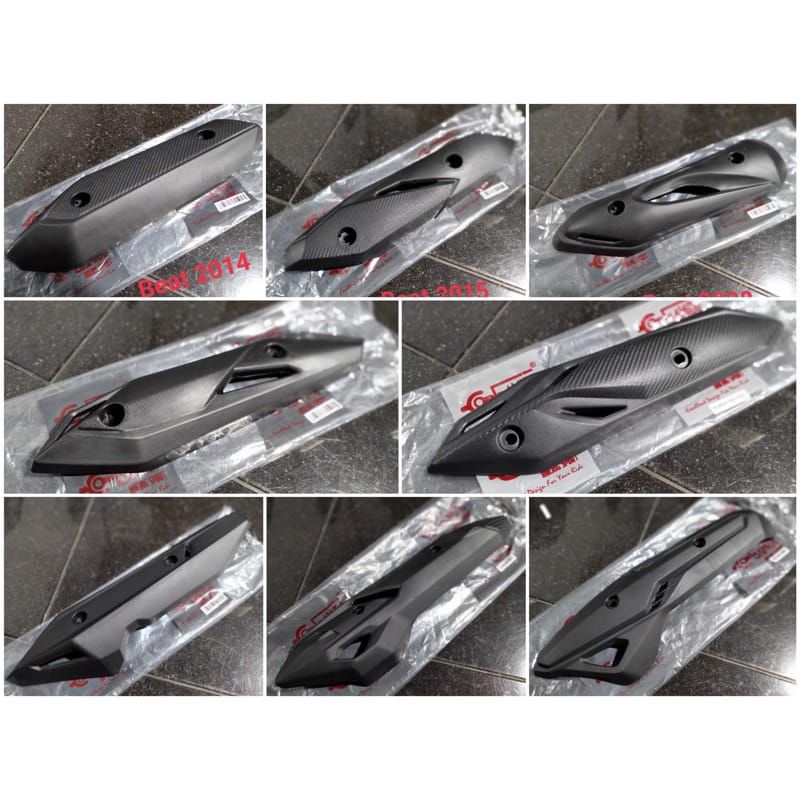 Cover tutup knalpot motor standar matic Kualitas Original Beat 2008 Beat 2014 Beat 2015 Beat 2017 Beat CBS 2020 Vario All New Vario 125 Techno Vario 125/150 Mio sporty Mio j Aerox 155 Nmax old