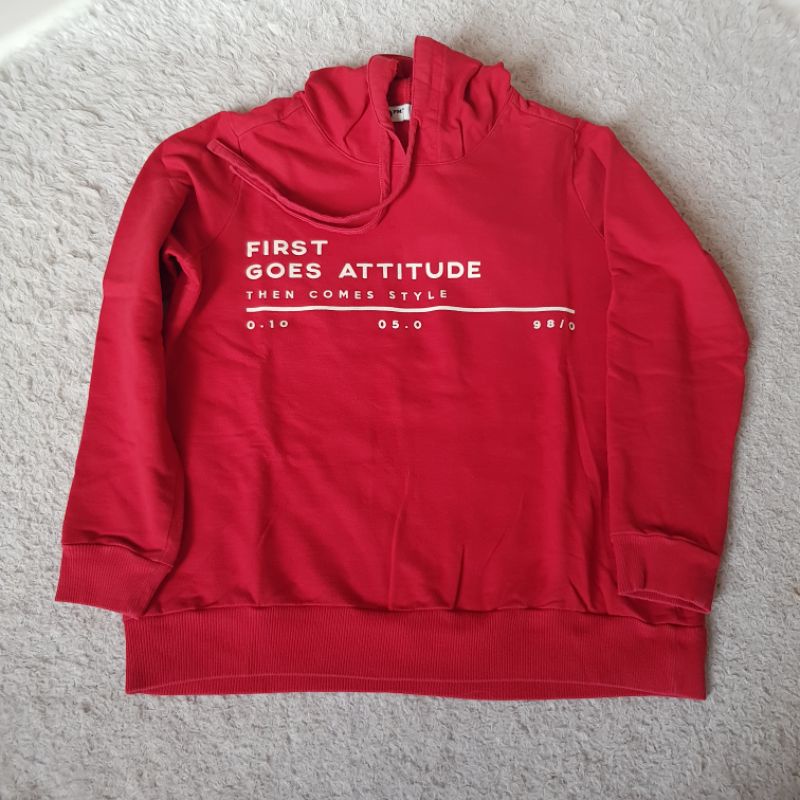 10PM by Logo Hoodie Merah | preloved