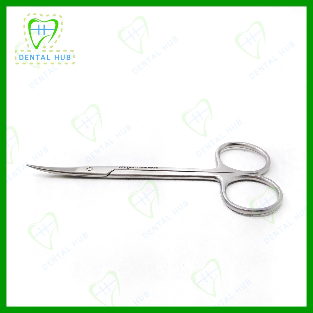 Jual IRIS SCISSOR CURVED Gunting Iris Bengkok 11.5 cm Stainless Steel