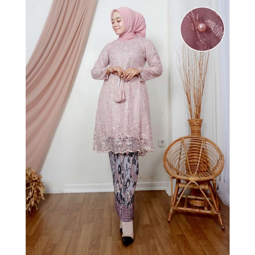 Kadai.baju / Kebaya tunik padang melayu / Kebaya modern / Kebaya wisuda dan pernikahan Size M L XL XXL