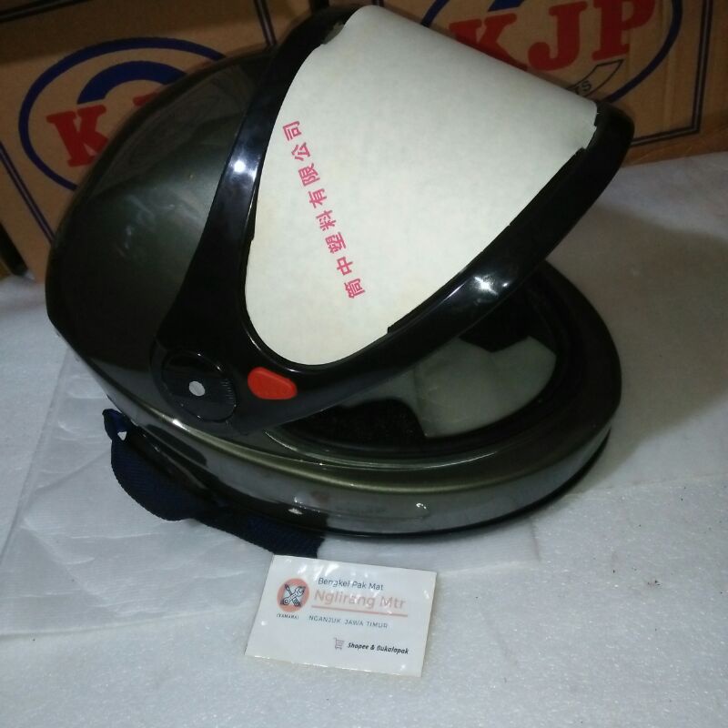 helm helmet lama klasik classic jadul retro old school drag race Thailand Thailook style merk KJP wa