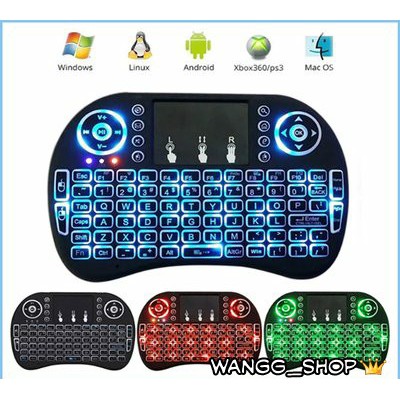 MINI KEYBOARD AIR MOUSE I8 KEYPAD / MINI KEYPAD WIRELESS TOUCHPAD 3 COLOR BACKLIGHT