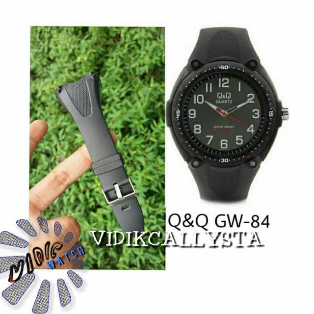 TALI JAM Q&amp;Q QNQ QQ GW84 GW-84 GW 84 RUBBER HITAM