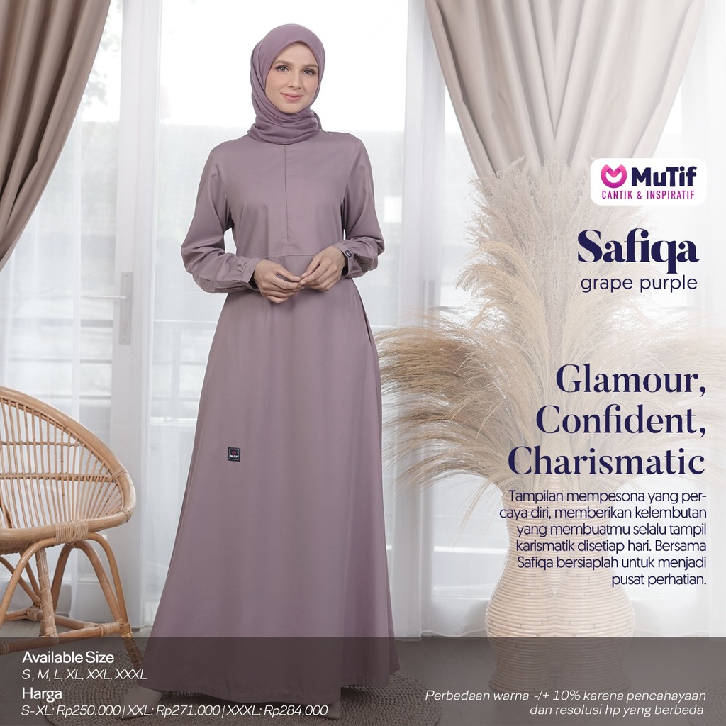 GAMIS MUTIF SAFIQA GRAPE PURPLE