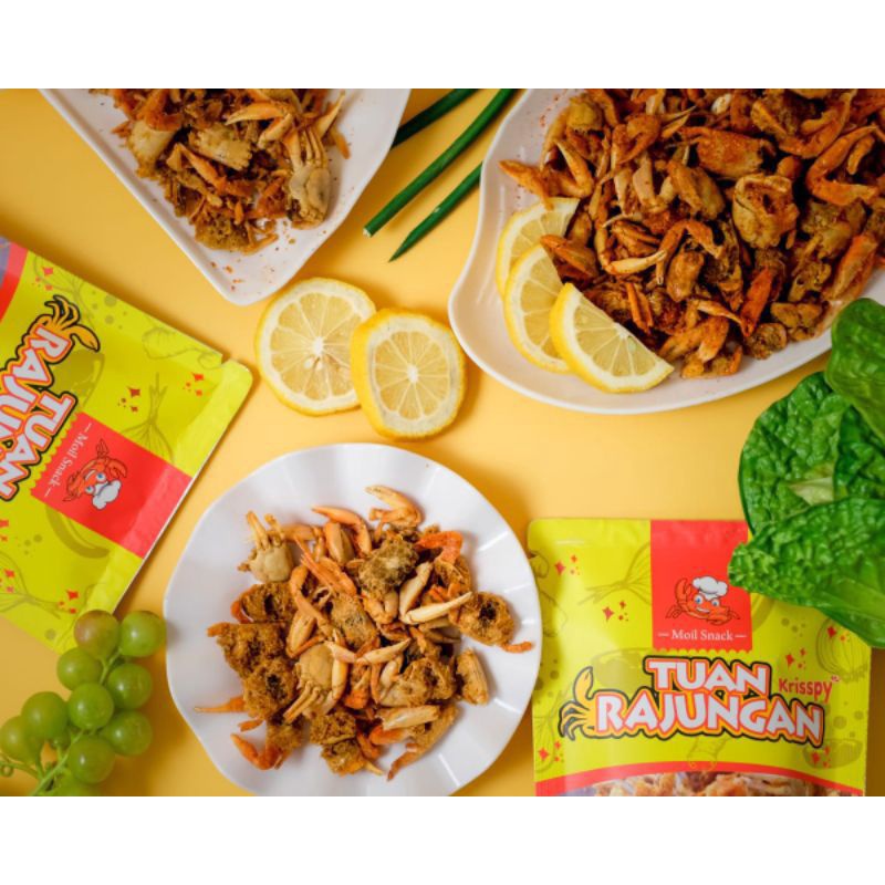 

MAKANAN RINGAN CEMILAN ENAK BABY CRAB TUAN RAJUNGAN 40g