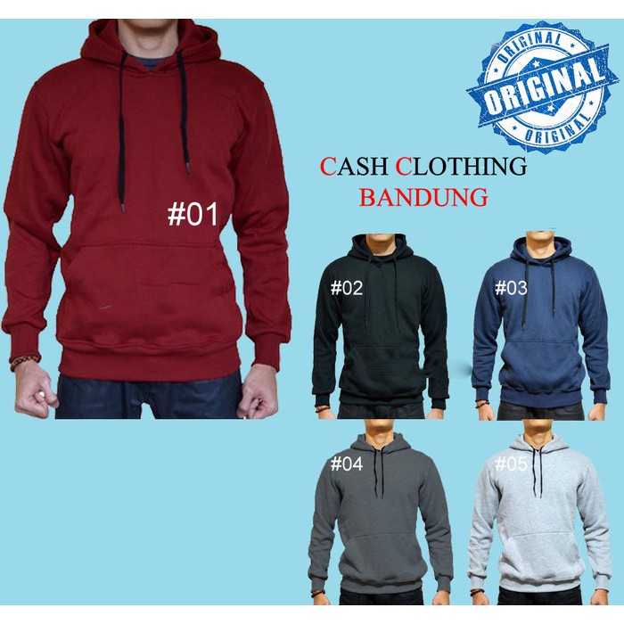 Fortklass Sweater Pria Hodie Rajut Cowo Atasan Pria Sablon Baju S JO295  Sweater Polos Jumper Polos