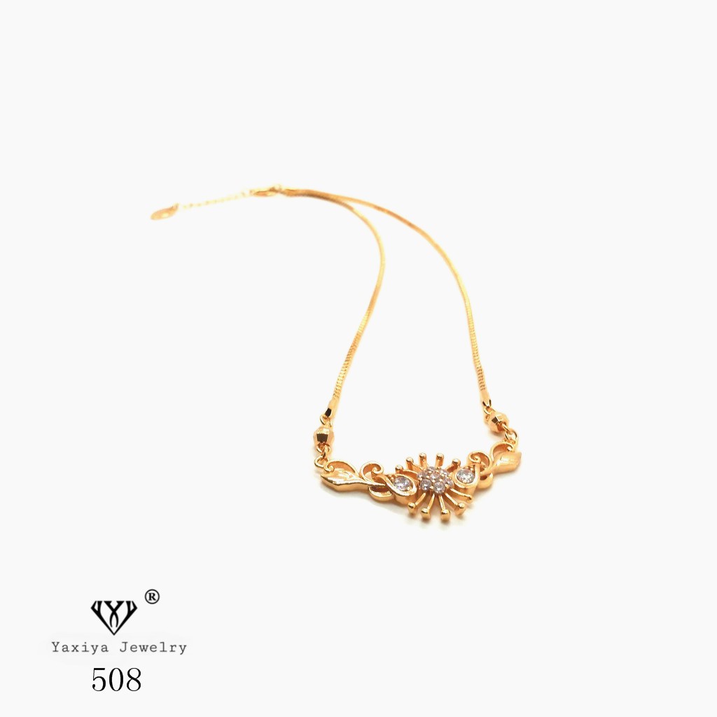 

Kalung Koye Permata Lapis Emas Perhiasan Imitasi Yaxiya Jewelry 508