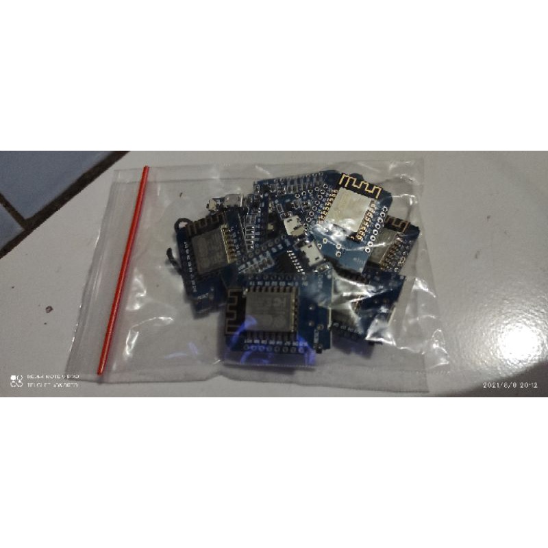 WEMOS + DATA STROBO TEXT WIFI 5 BARIS V2