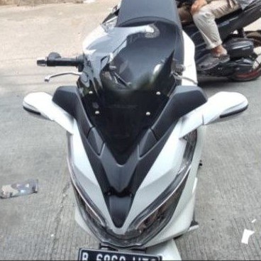 Kaca Visor Windshield Tameng Kedok Motor Honda Pcx-150 2018 - 2022 + Spion Sein Led Lipat New Model 