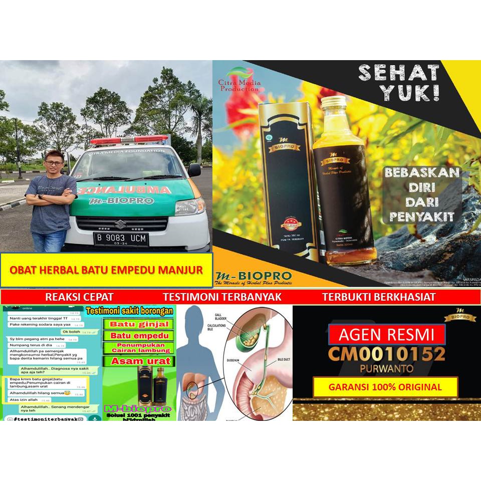 M BIOPRO Terbukti Manjur Obat Batu Empedu Alami | Obat Penghancur Batu Empedu | Sakit Batu Empedu