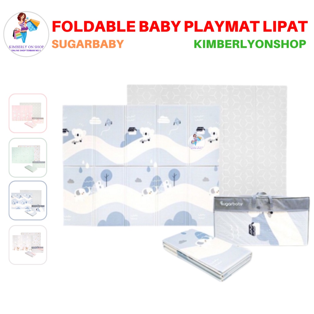 Foldable Baby Playmat Matras Bayi Karpet Lipat Anak Sugar Baby