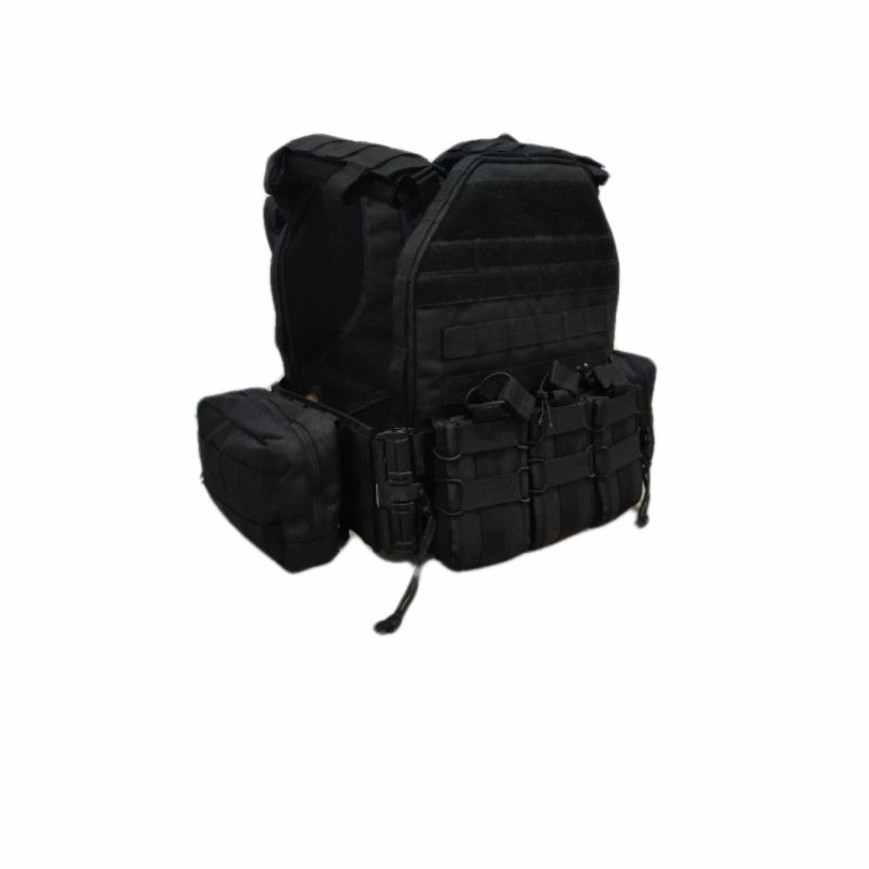 bodyvest blackmamba flashmod dan waterbag rompi tactical - Hitam