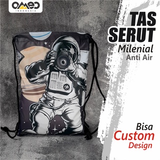 Tas Serut / String Bag Full Print