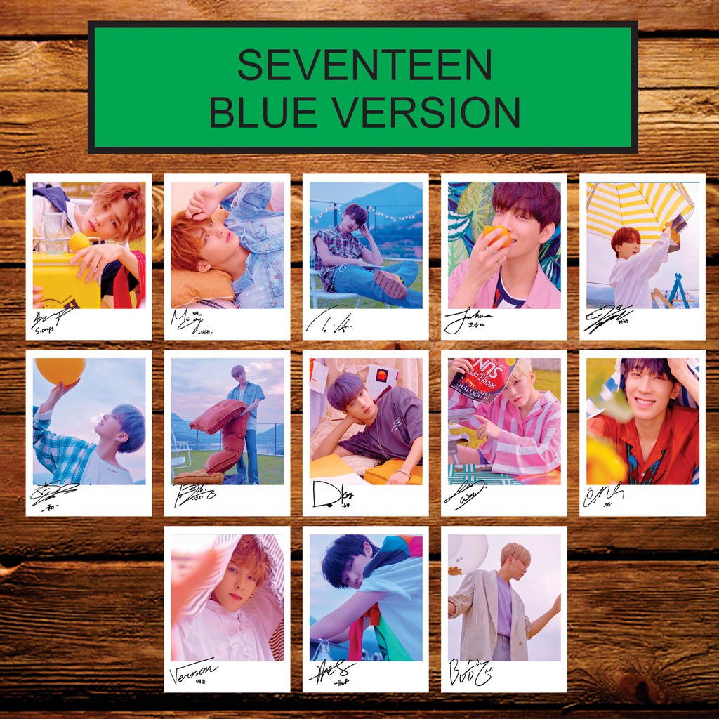 SEVENTEEN ALBUM YOU MAKE MY DAY SIGNED KPOP POLAROID